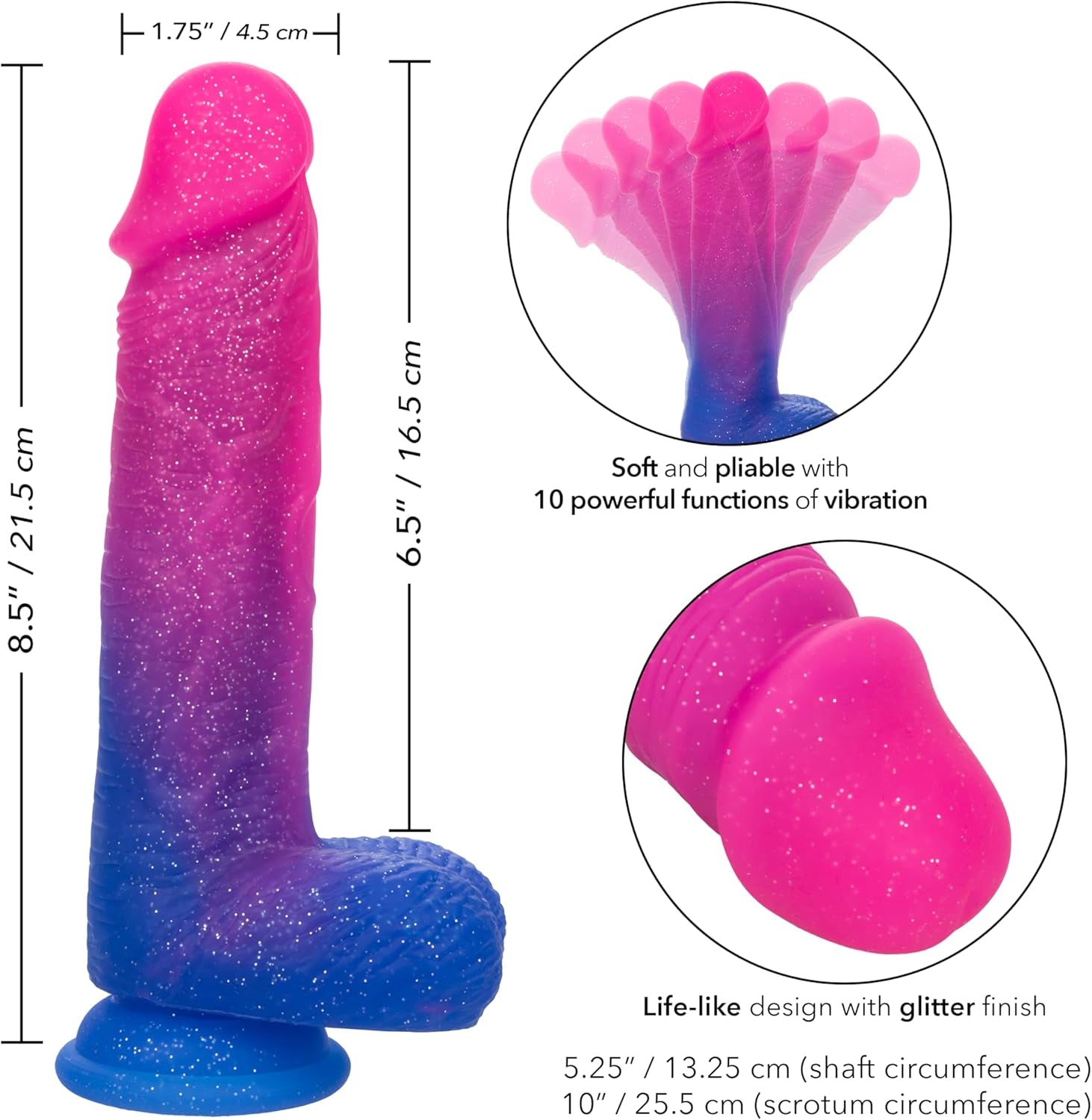 Dildo vibrator Ombre pentru bărbați